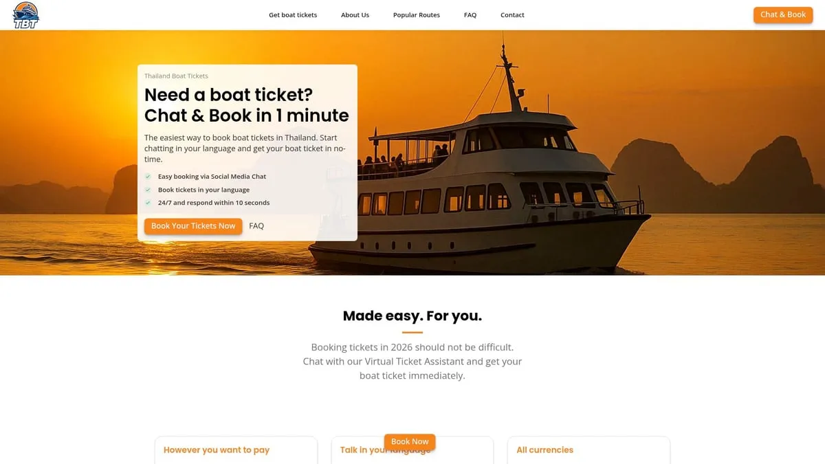 Transport Phuket Krabi Guide: Your Essential 2026 Handbook - Thailand Boat Tickets: Hassle-Free Ferry Booking