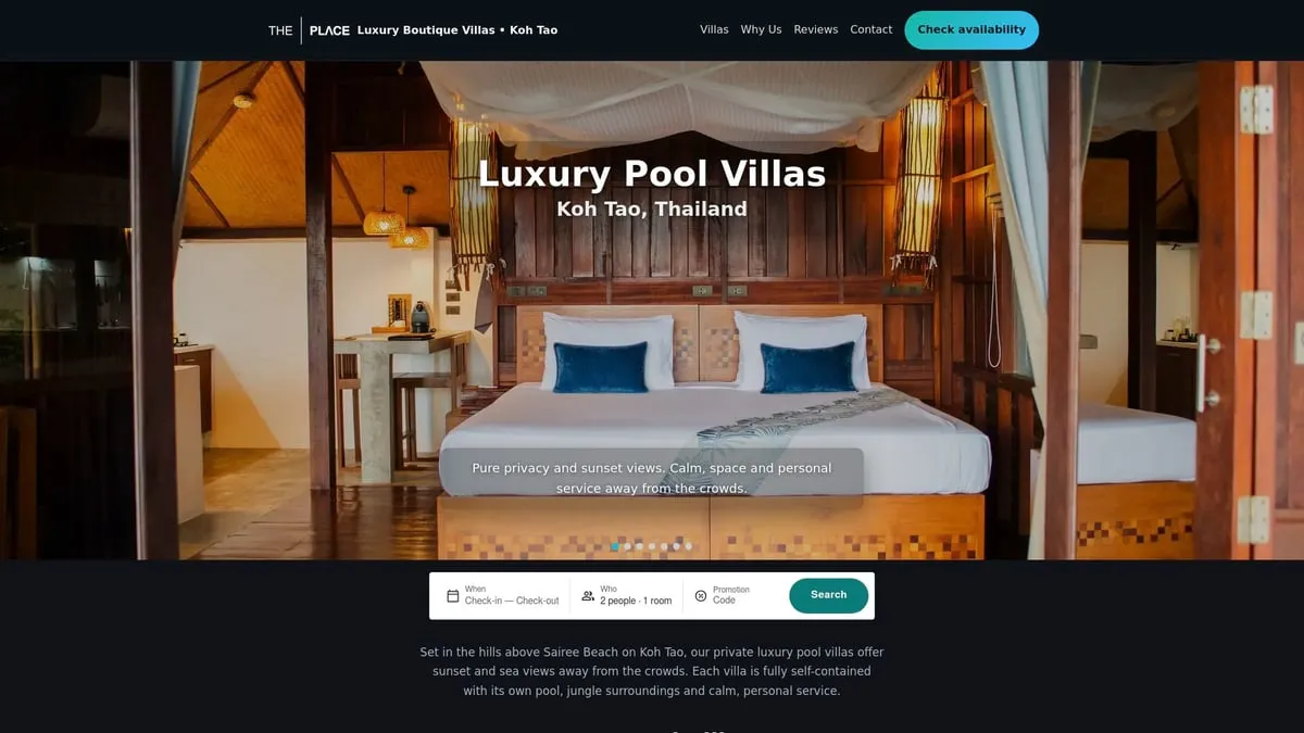 9 Stunning Best Hotels in Koh Tao for a Dream Stay 2026 - The Place Luxury Boutique Villas