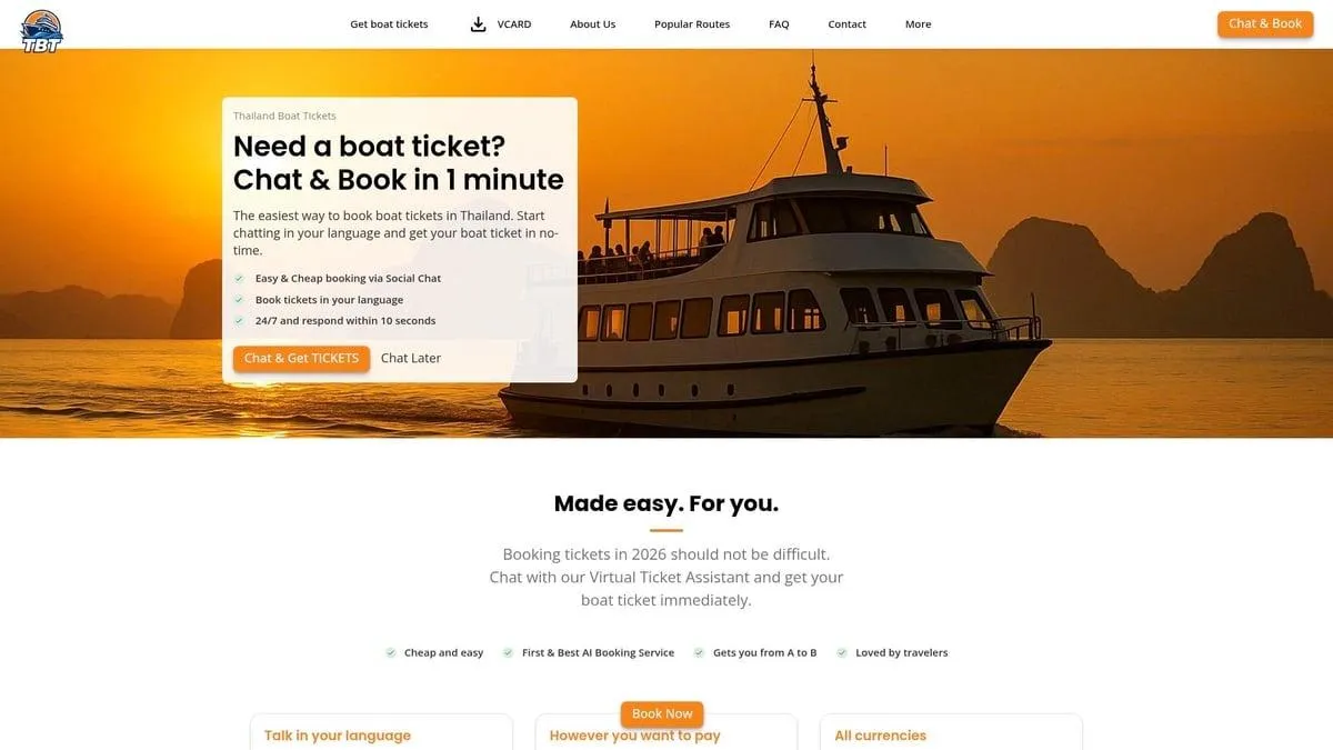Ferry Phuket Koh Lanta Guide 2026: Routes, Tips & Info - Thailand Boat Tickets (TBT): The Easiest Way to Book Ferries in Thailand