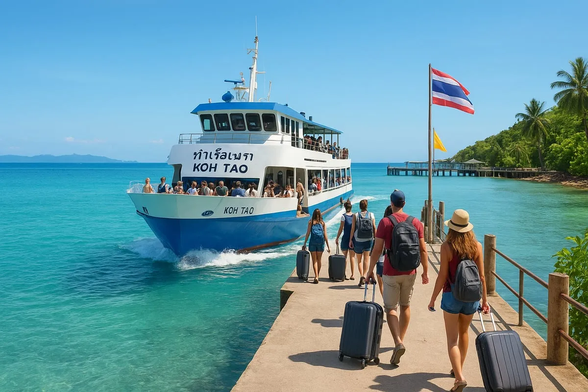 Koh Tao to Samui Ferry Routes Overview
