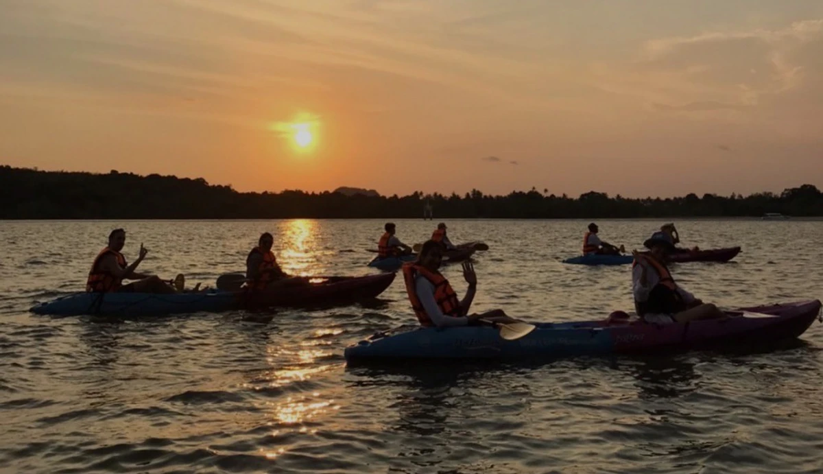 Sunset Kayaking at Tha-lane Bay + BBQ Dinner | Best Sunset in Thailand