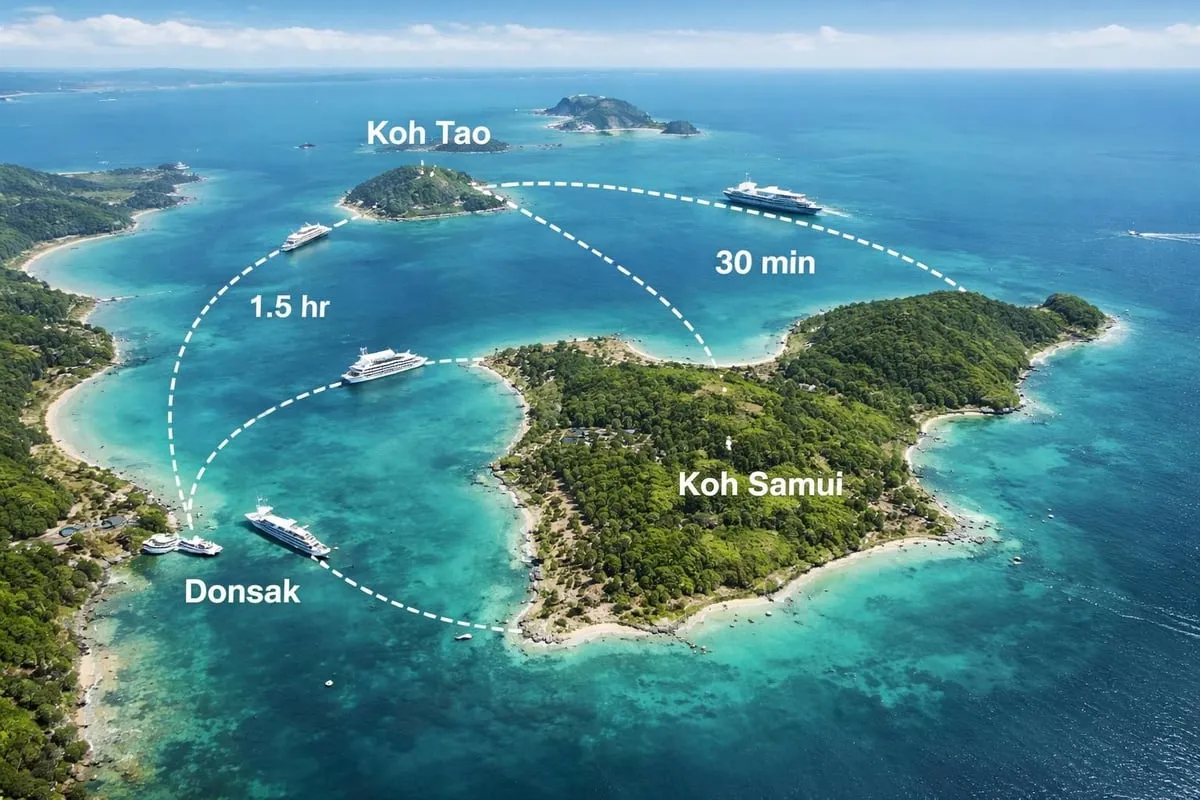 Island hopping network