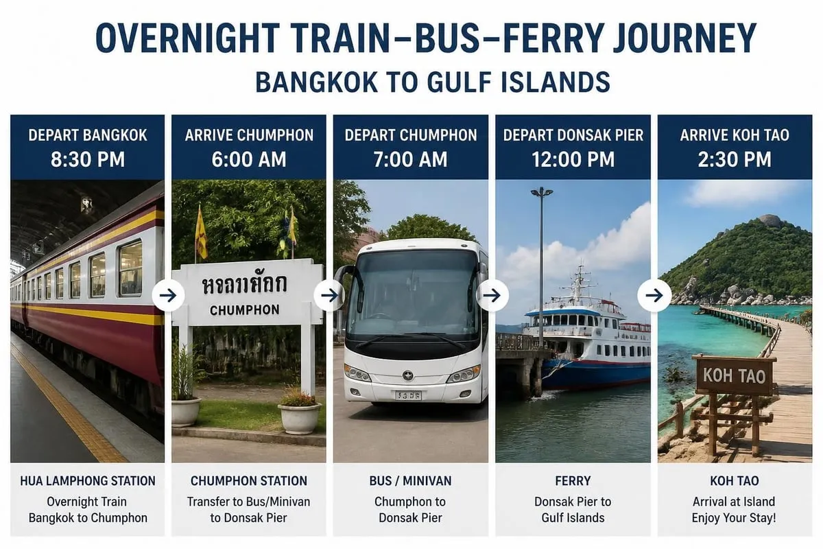 Transportation schedule bangkok to thai islands