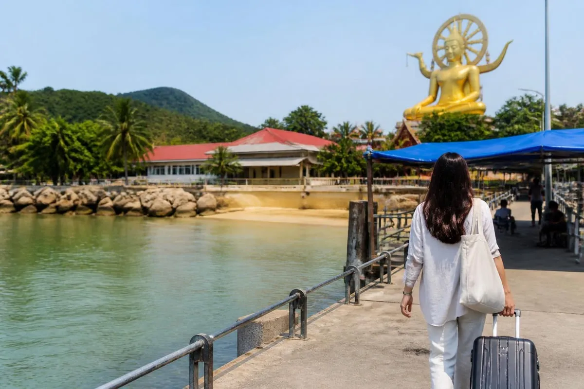 Bangrak Pier location