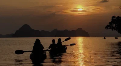 Sunset Kayaking at Tha-lane Bay + BBQ Dinner | Best Sunset in Thailand