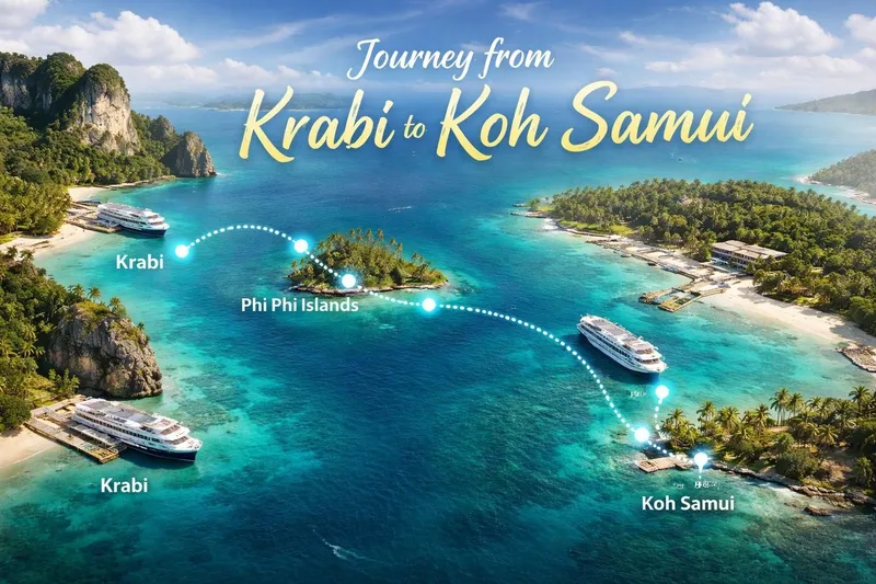 Krabi to Koh Samui Ferry: Complete 2026 Travel Guide