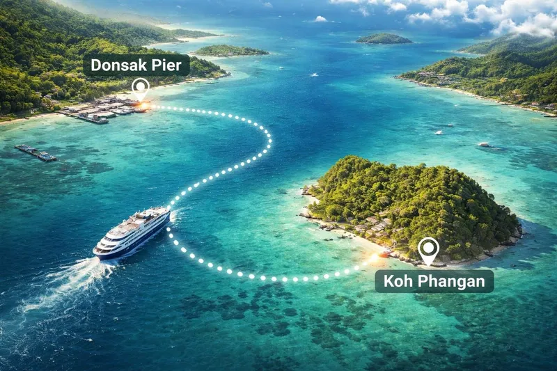 Ferry Donsak to Koh Phangan: Complete 2026 Guide