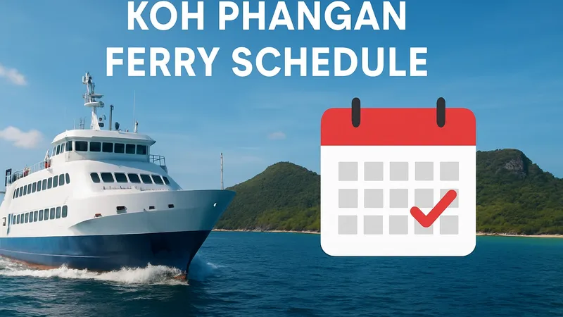 Koh Phangan Ferry Schedule Guide: Essential 2026 Tips
