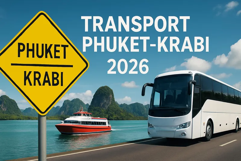 Transport Phuket Krabi Guide: Your Essential 2026 Handbook