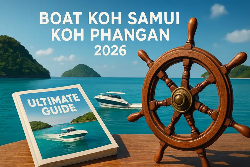 Ultimate Guide to Boat Koh Samui Koh Phangan 2026