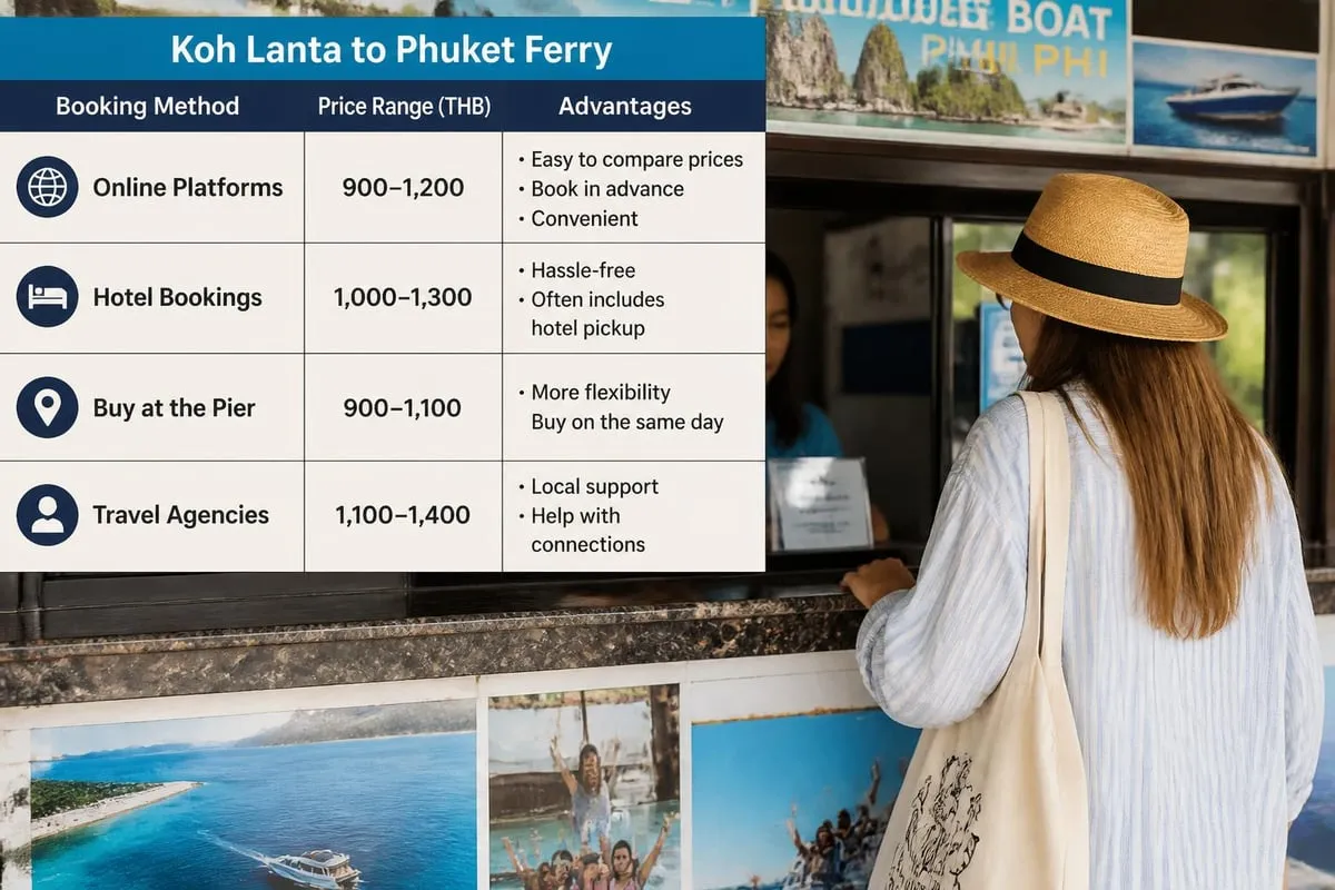 Ferry ticket booking comparison