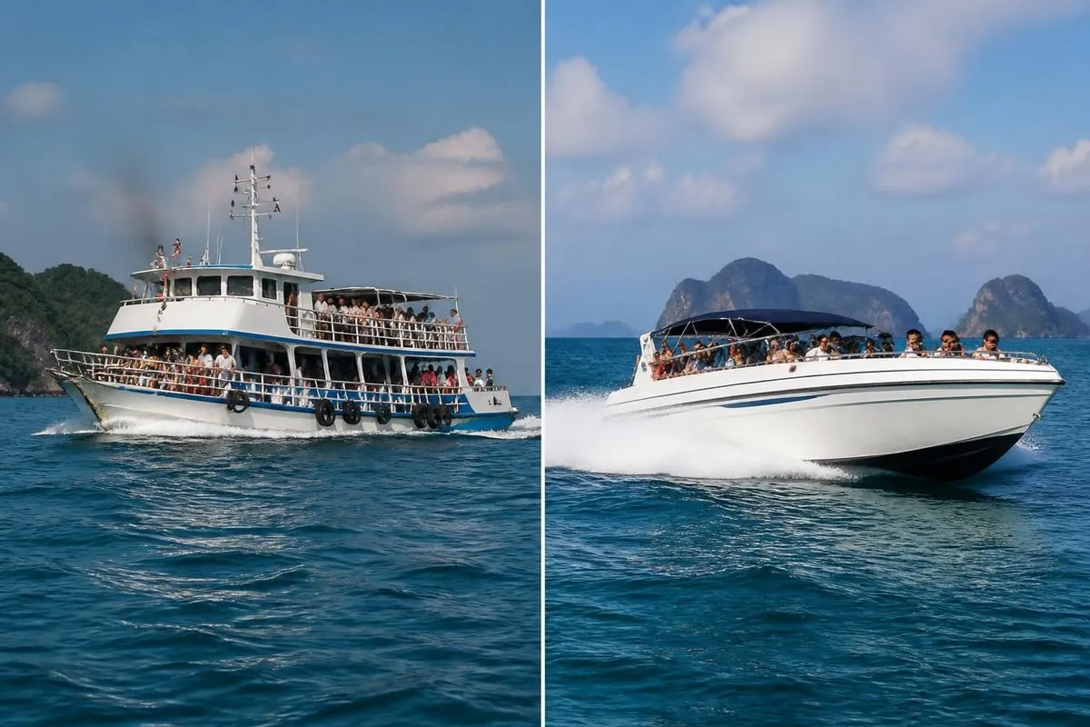 Ferry types comparison