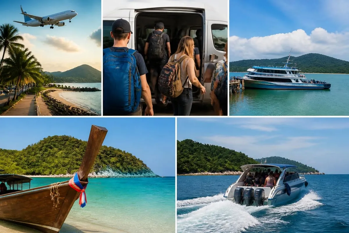 Phuket to Koh Lipe travel route
