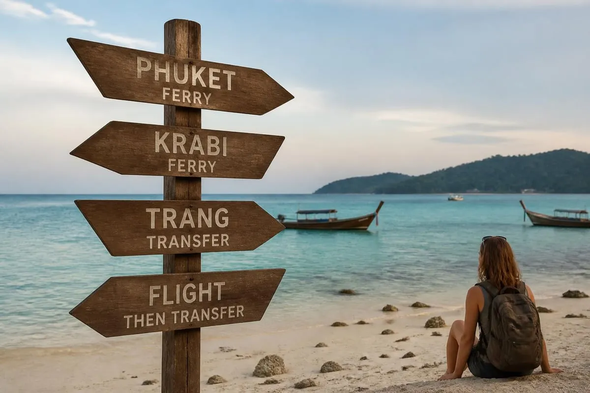 Alternative routes to Koh Lipe