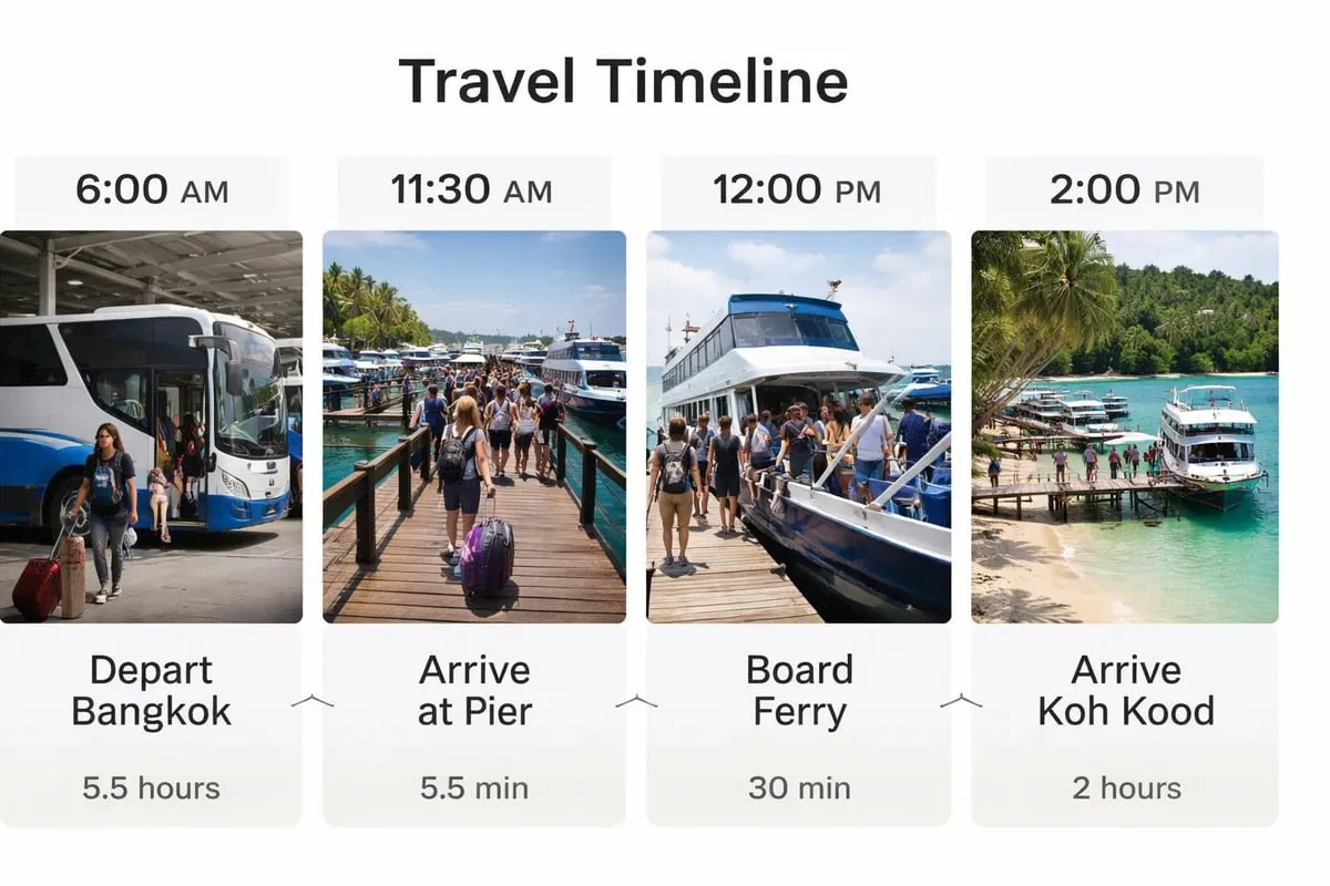 Journey planning timeline