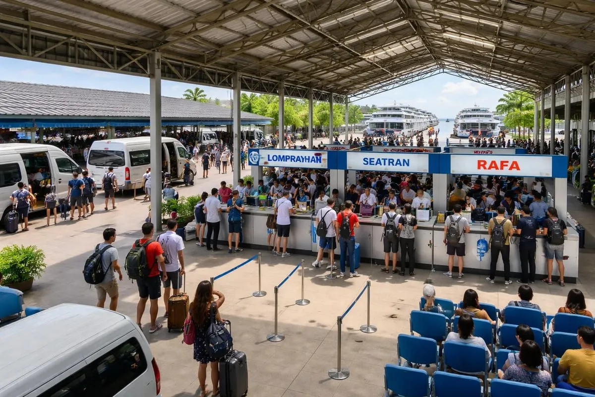 Ferry terminal facilities