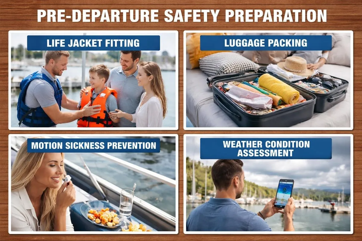 Speedboat passenger safety checklist