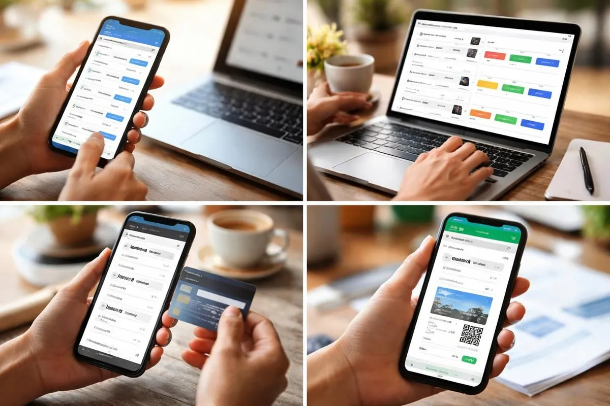 Booking process workflow