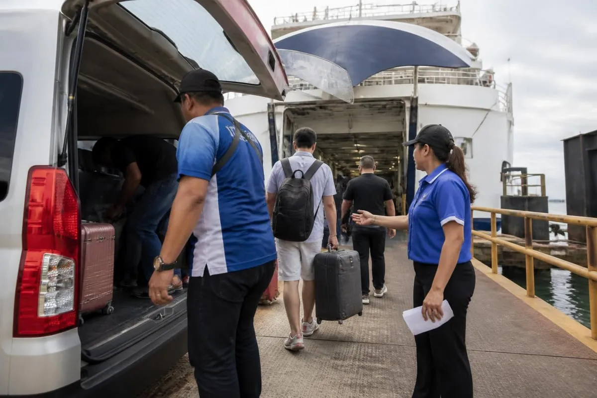 Pier transfer process
