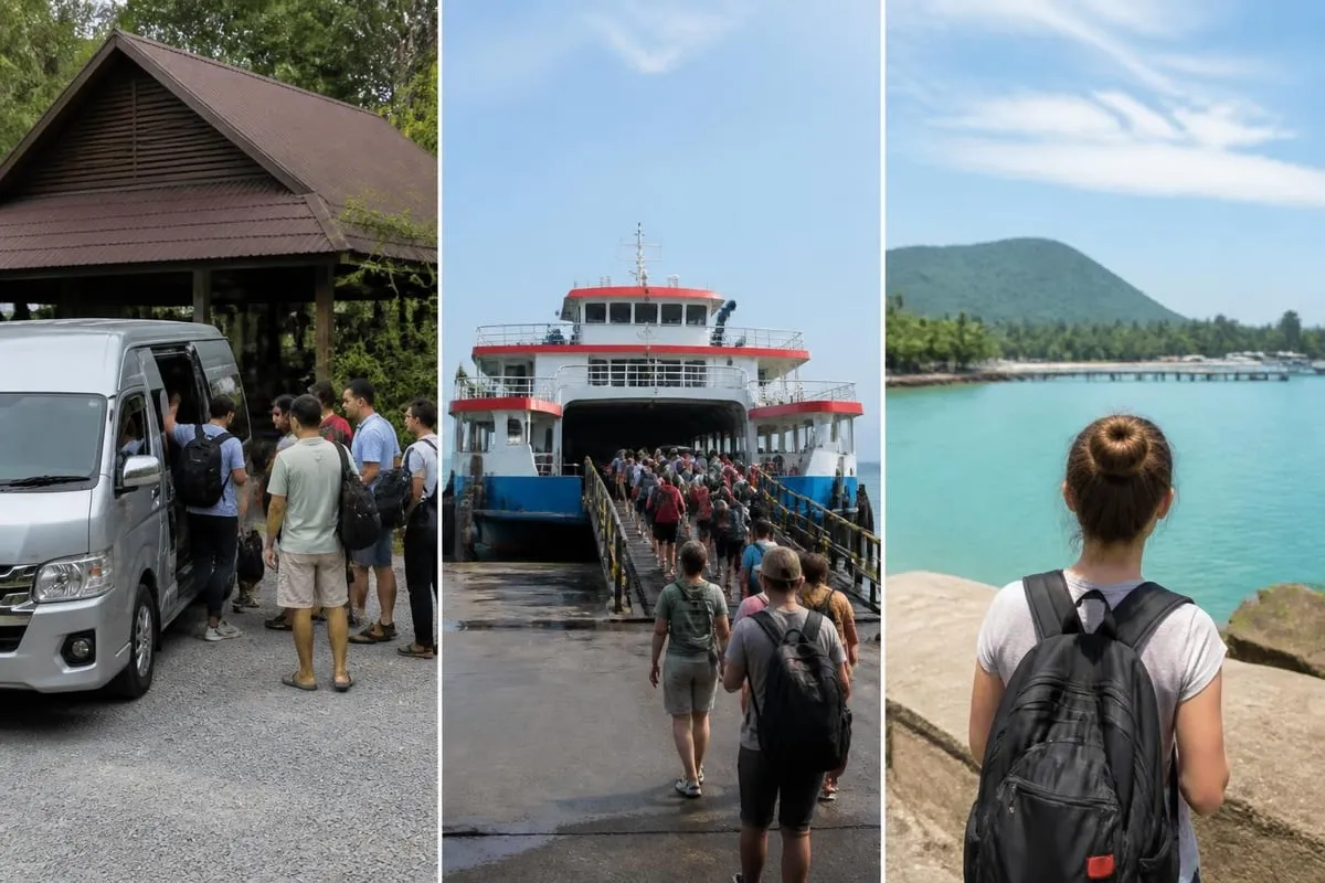 Transportation route from Khao Sok to Koh Samui
