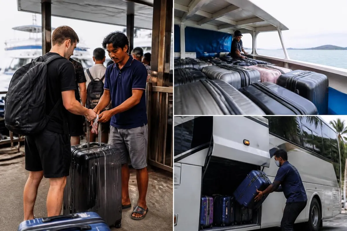 Luggage handling process