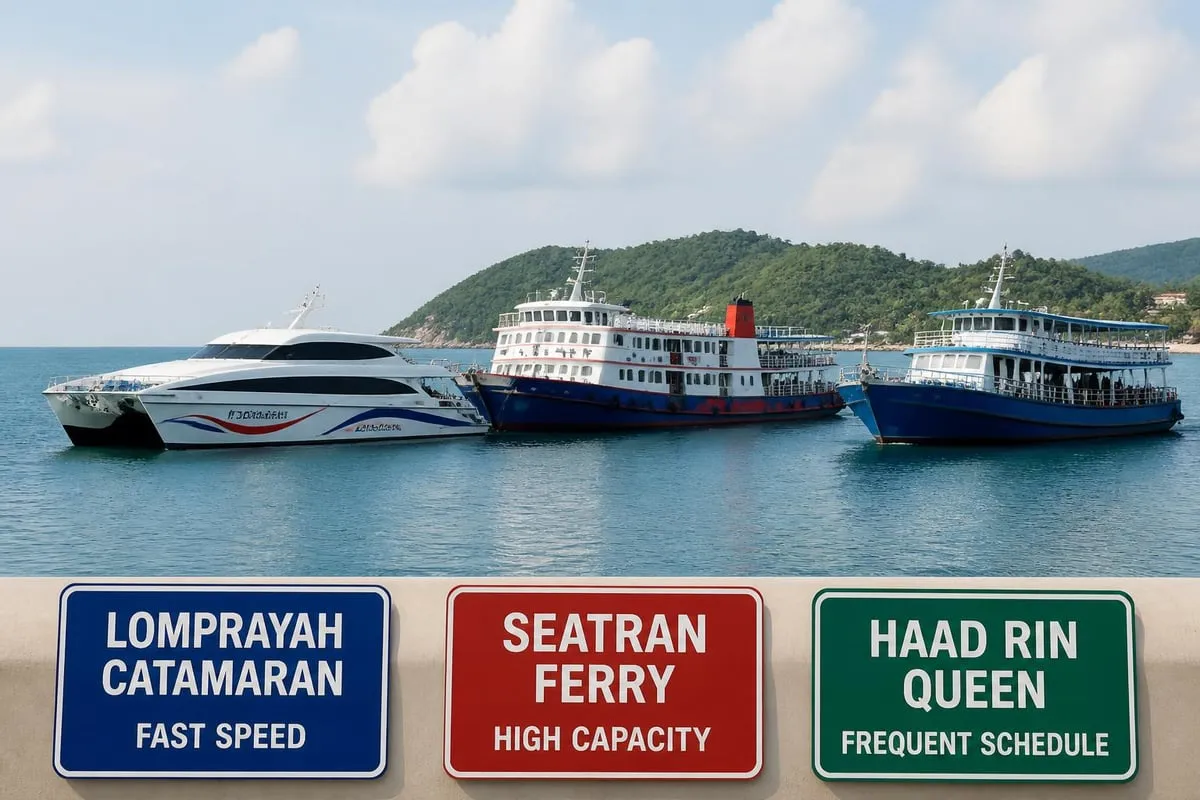 Ferry operator comparison