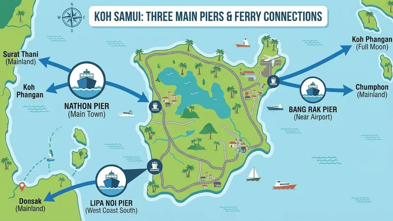 Navigating Koh Samui's Piers: Nathon vs. Bang Rak vs. Lipa Noi