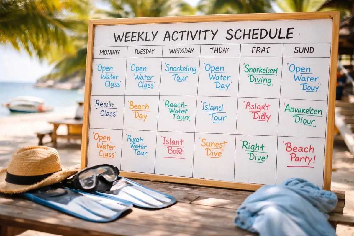 Koh Tao activity planning