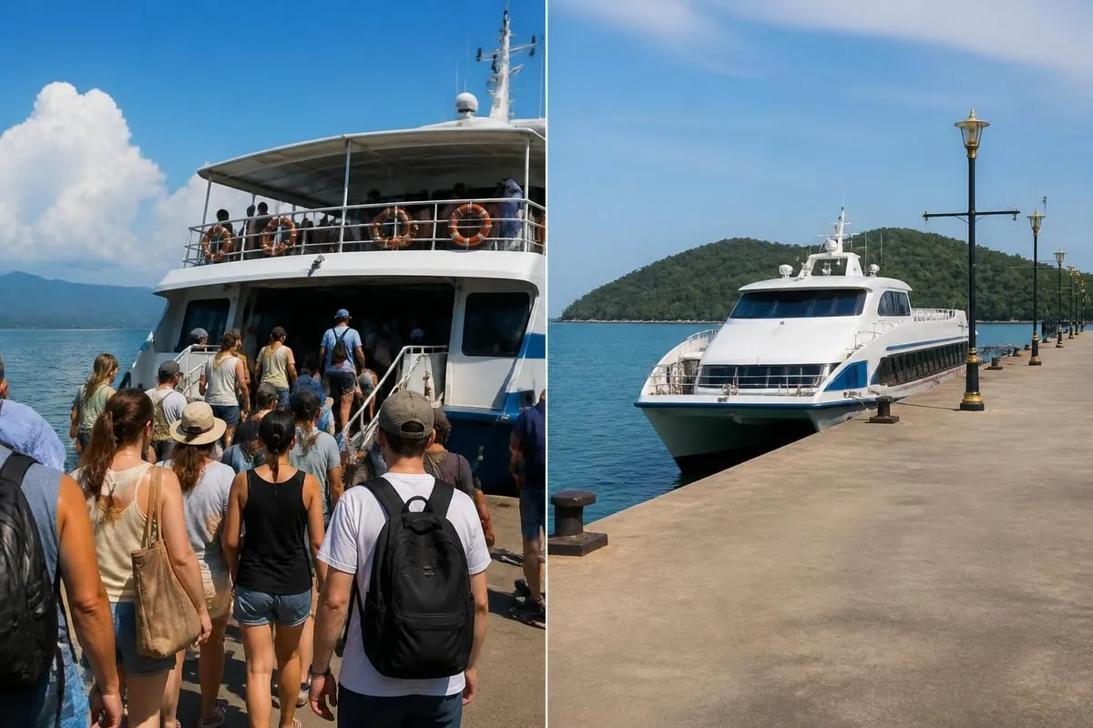 Seasonal ferry travel