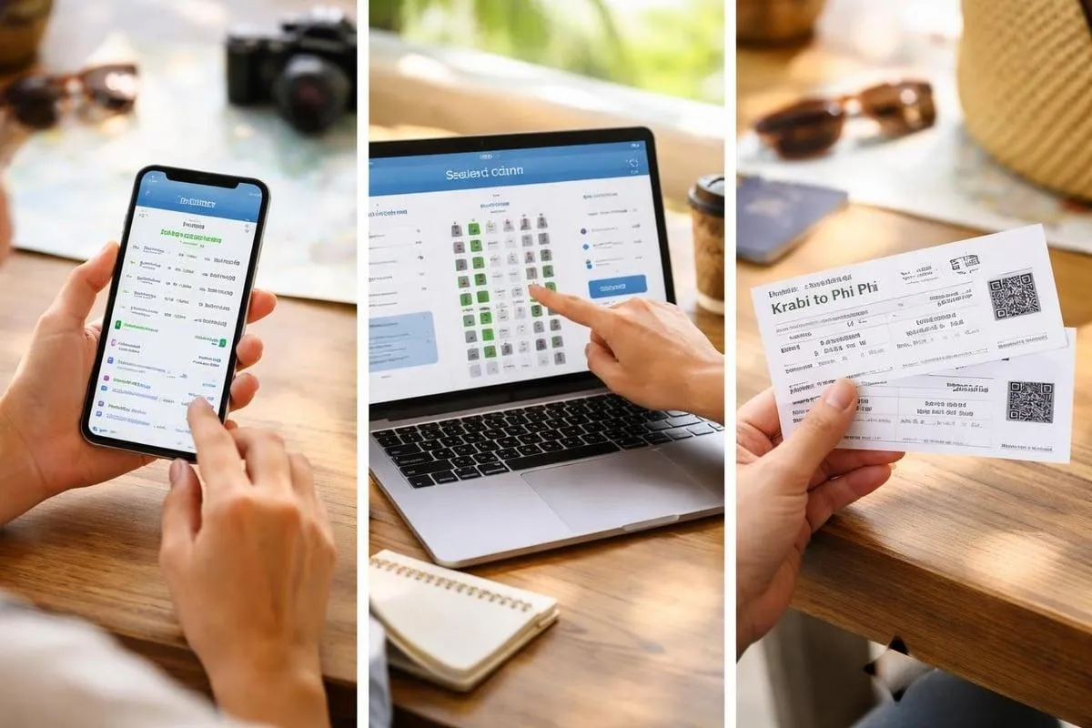Ferry booking process