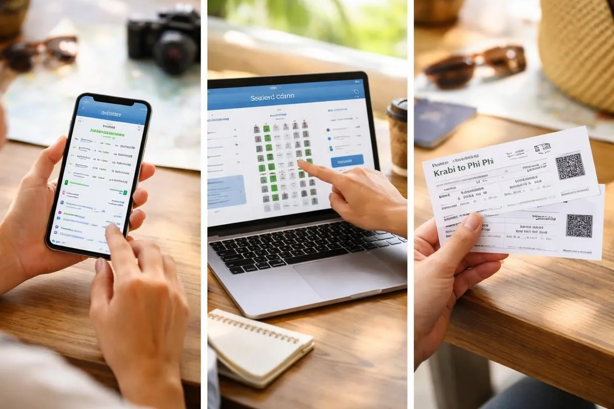Ferry booking process