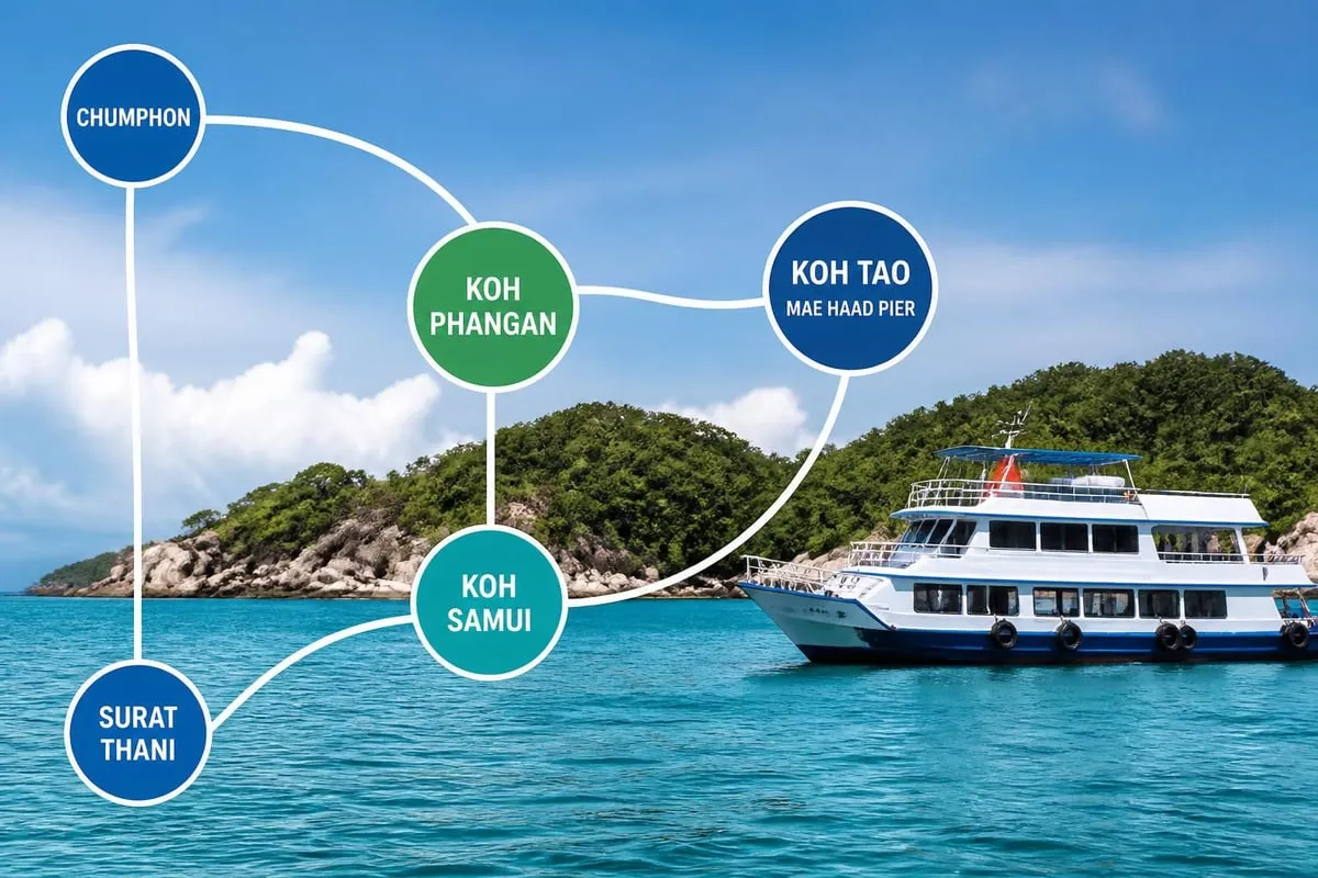 Island hopping routes