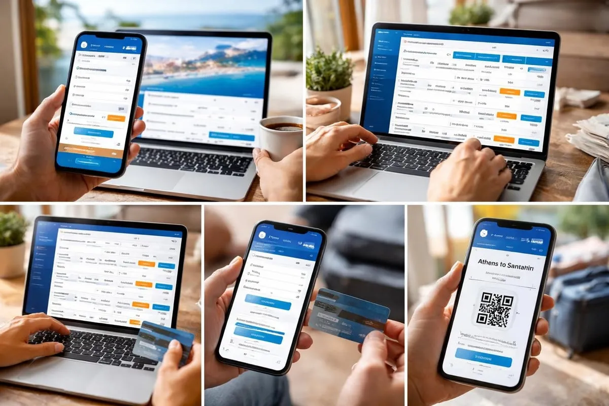 Ferry booking process workflow