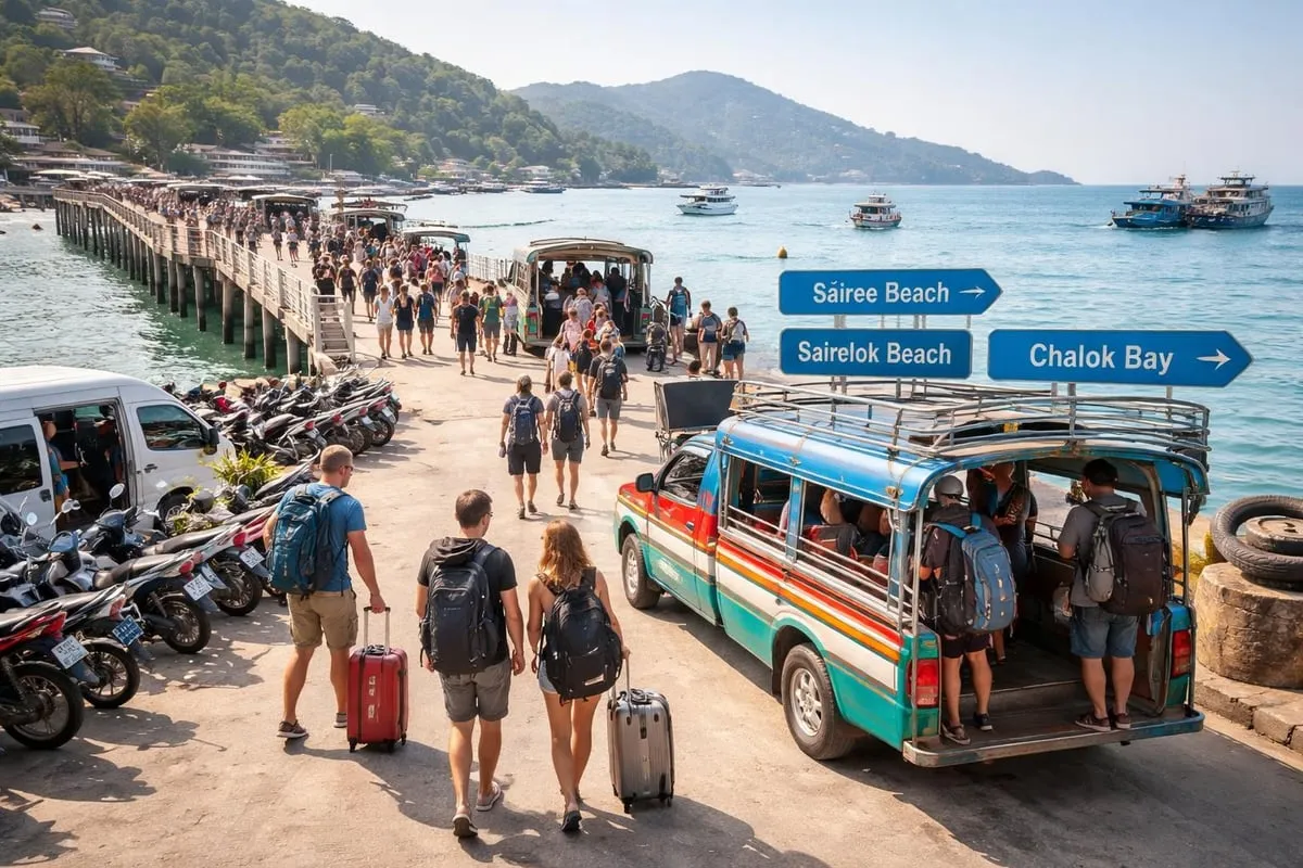 Koh Tao arrival logistics