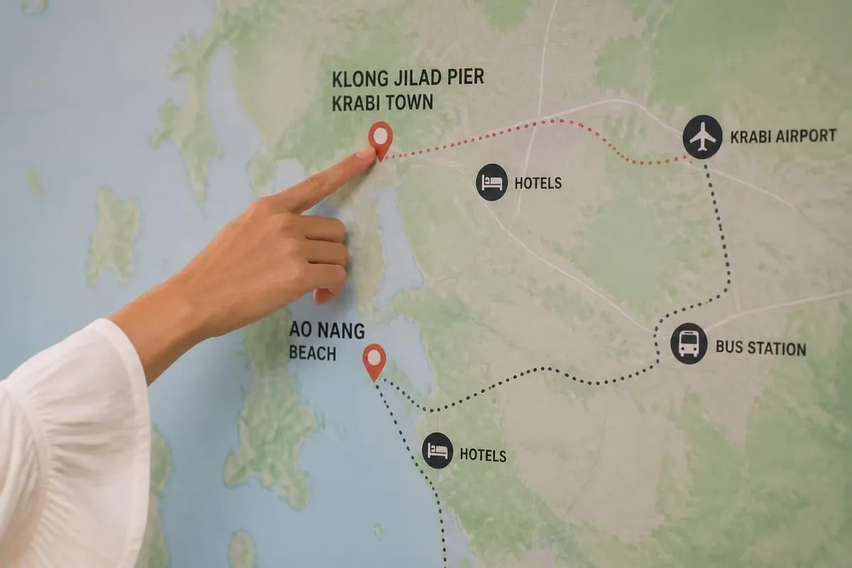 Krabi arrival points