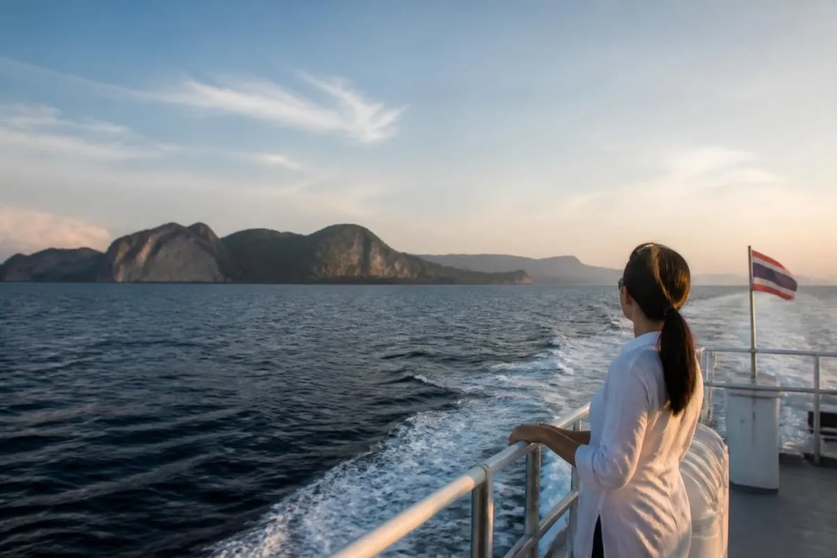 Phuket to Koh Lipe ferry route map