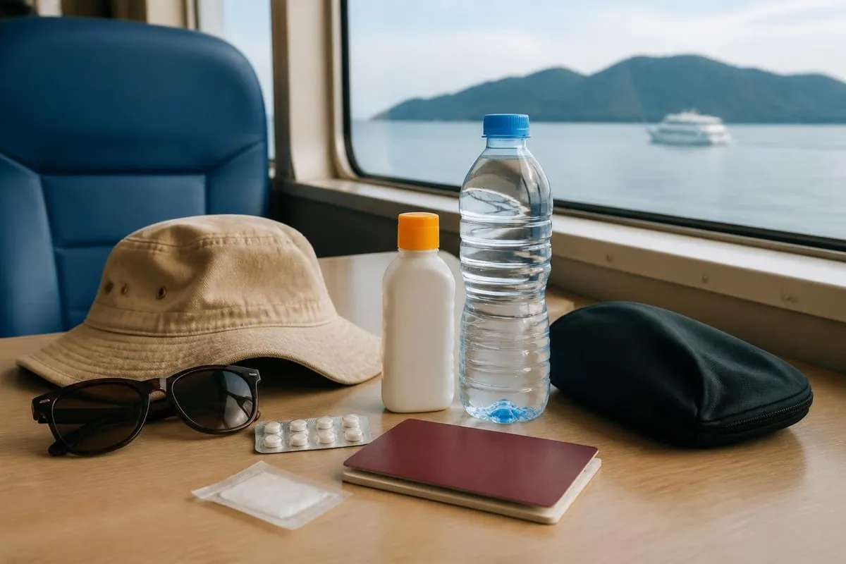 Ferry travel essentials checklist