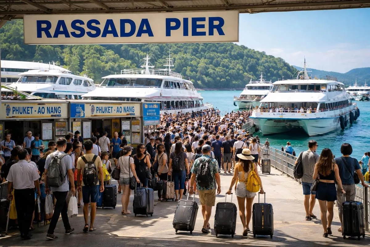 Ferry departure points