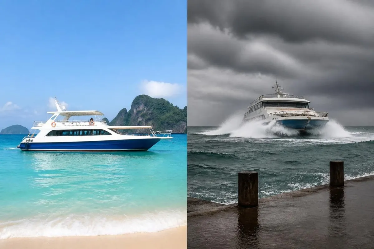 Seasonal weather comparison