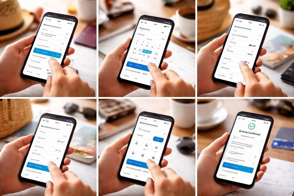 Ferry booking process