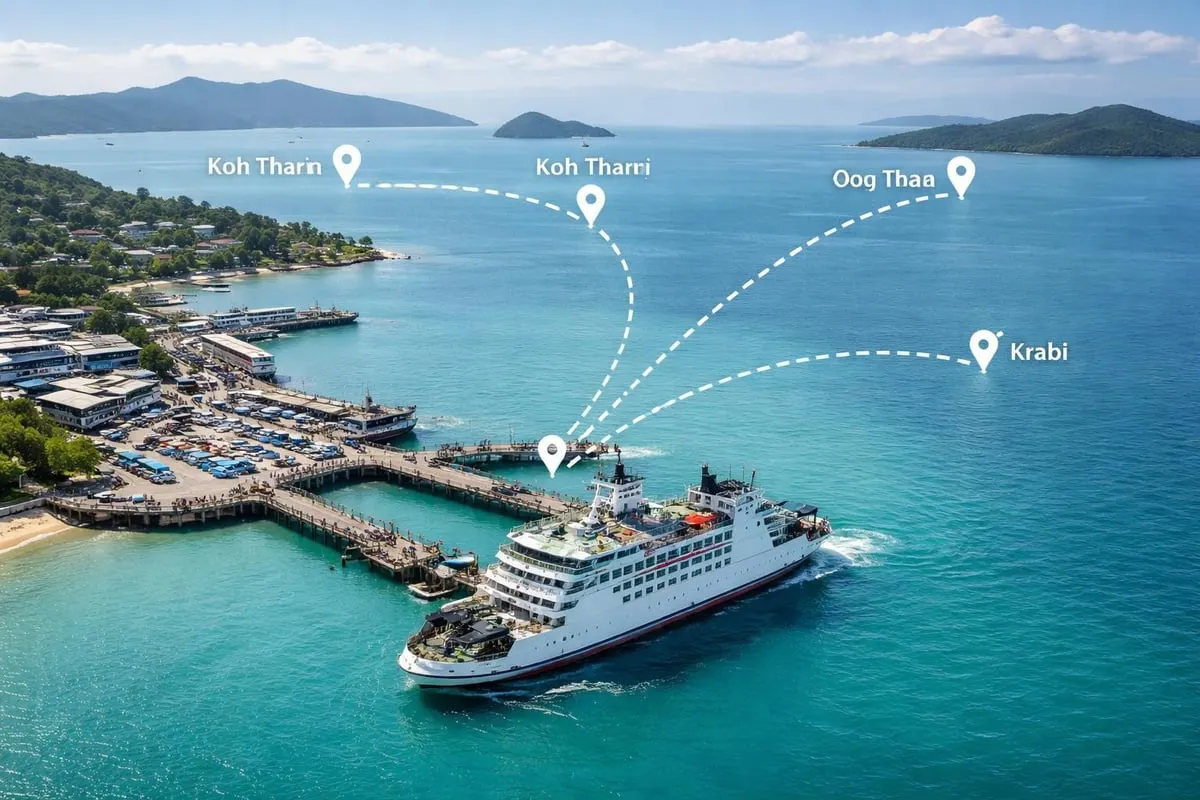 Island hopping connections