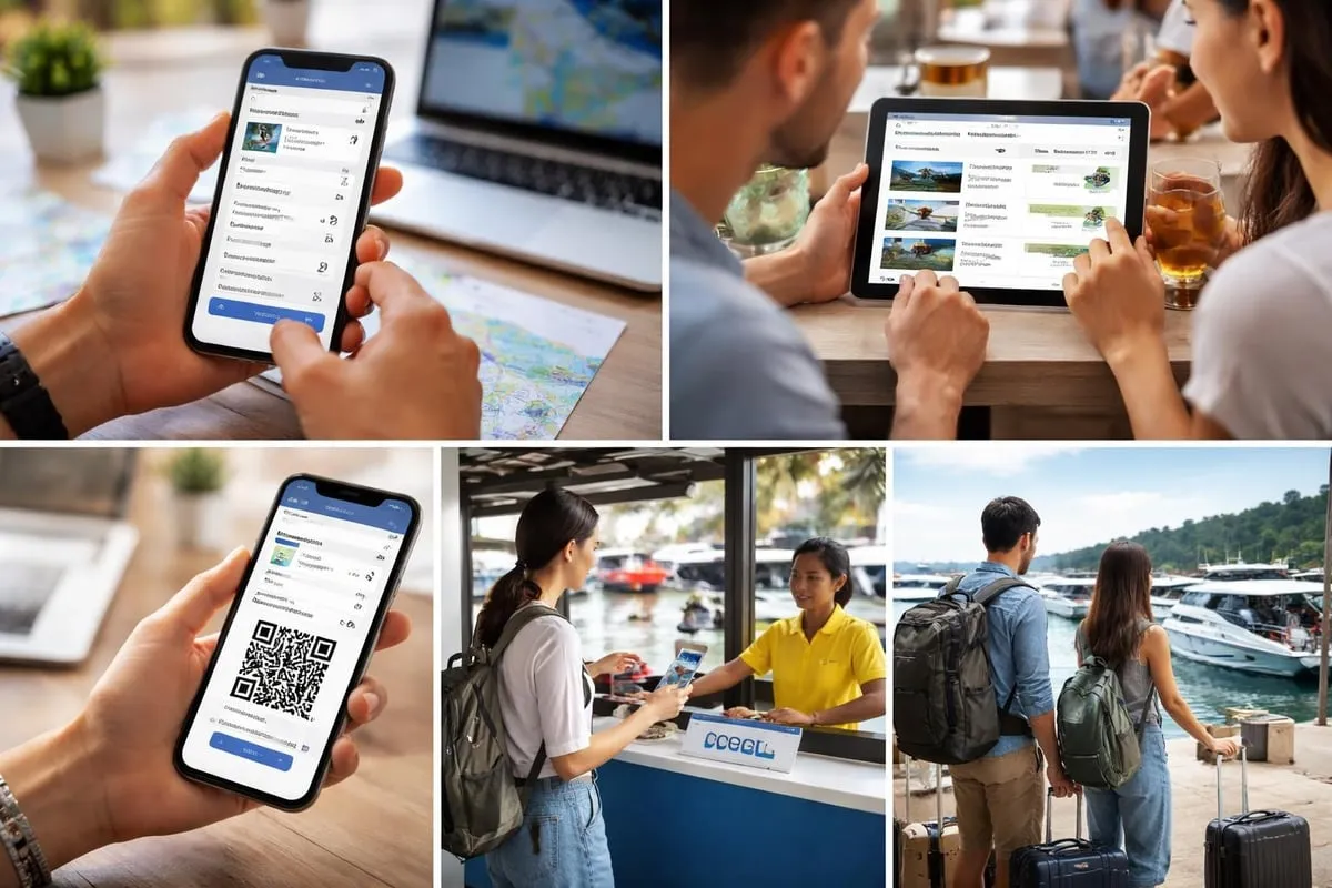 Speedboat booking process