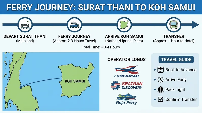 How Long is the Ferry from Surat Thani to Koh Samui? (And Other FAQs)