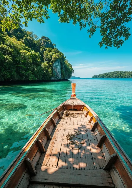 Local longtail boats