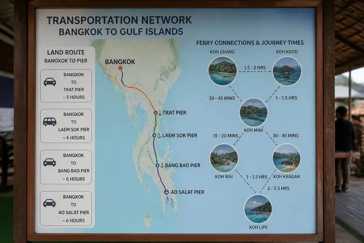 Island transportation connections
