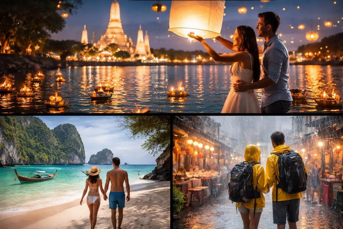 Thailand's three travel seasons