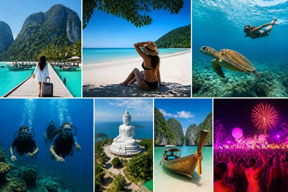 Island hopping activities timeline